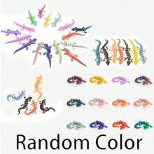 Random Color 1/5/10/20pcs Party Favor Bags, Movable 3D Printed Gecko Lizard Toys, Colorful Animal Toys, Perfect For Birthday Gift Bags, Party Fillers, Classroom Rewards, Carnival Prizes, Kids Party Favors, Collectibles, Home Decor, Christmas Gifts - Multicolor - View 10