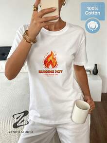 Women T-Shirts - 白色 - 查看 1