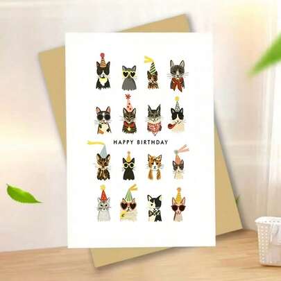 Happy Birthday Greeting Cards, Birthday Wishes Greeting Cards, Love Relationship Greeting Cards Gifts, Humorous Cat Greeting Cards, Expressing Love Greeting Cards, Animal Greeting Cards