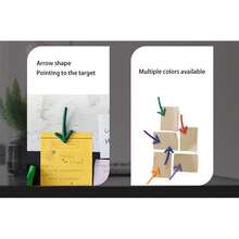 6pcs Arrow Fridge Magnet Set - 3D Magnetic Memo Holder, Suitable For Refrigerator, Kitchen Decoration Magnets, Can Be Used For Notes, Photos, Office Board... - View 4
