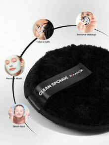 MAANGE 3/6入卸妝棉球 柔軟親膚清潔墊 清潔工具 旅行便攜 - 黑色 - 查看 11
