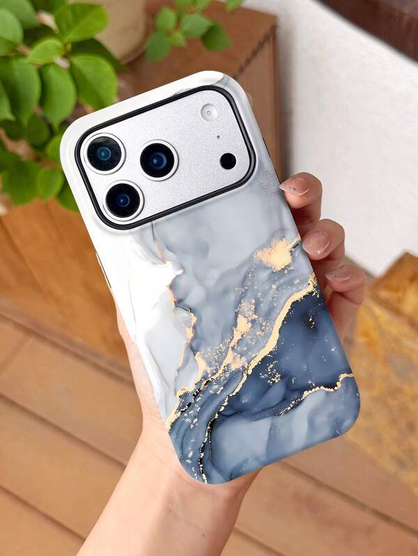 1pc Luxury Gradient Fluid Ink Marble Pattern Design, Phone 17 Pro Max Phone Case, Compatible With Phone 16 Pro Max, 15 Pro Max, 14 Pro Max, High-End Fashionable And Interesting Phone Case, Compatible With 11/12/13/14/15/16 Pro Max Plus, Elegant Design Suitable For Men And Women, Perfect Gift For Friends, Besties On Holidays, Birthdays, Daily Life, Anniversaries!