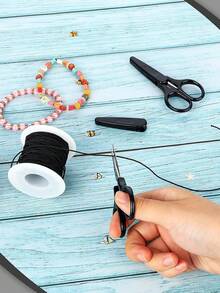 Gunting Kerajinan Kecil, Gunting Perjalanan Mini dengan Penutup, Gunting Tajam Serbaguna, Gunting Jahit Mini Ujung Halus Lurus, Gunting Pemotong Kertas Detail Presisi, Scrapbooking - MultiWarna - View 6