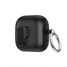 1Pc Protective Case Compatible With Huawei FreeClip2 Wireless Bluetooth Earphones, Anti-Drop Flip Cover With Lock Buckle & Bracket - Multicolor - View 8