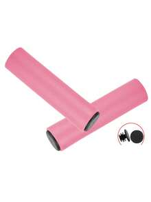 1 Pair Silicone Bicycle Handlebar Grips, Soft Shock-Absorbing Anti-Slip Mountain Bike Handlebar Accessories - Multicolor - View 15
