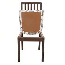 Waterproof Stretch Printed Dining Chair Slipcover, Machine Washable Removable Elastic Cover With Drawstring, Universal Milk Fiber Furniture Protector, Stain Resistant Anti-Scratch For Kitchen, Office & Pet Friendly Homes - Multicolor - View 9