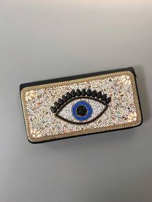Best-Selling Bohemian Style Card Holder With Money Tree, Eye, Peacock, Leaf Patterns, Large Capacity Multi-Function Card Storage Bag, Creative Gift Choice For Best Friends And Yourself - Multicolor - View 12