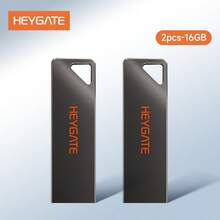 HeyGate USB 2.0 High-Speed Flash Drive, 2-Pack (8G/16G/32G/64G/128G), Compact And Portable, Plug And Play, Suitable For Laptops, Desktops And Car Audio, Great Assistant For Office, Business And Learning - View 9