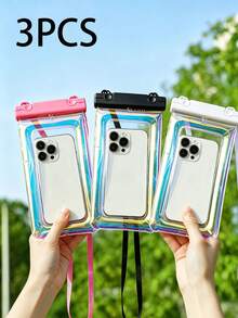 PVC Waterproof Waist Bag, Summer Waterproof Phone Pouch, Back To School Essential, Suitable For Swimming And Water Park - Multicolor - View 24