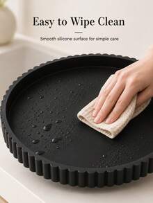 23cm Lace Round Silicone Bathroom Countertop And Vanity Tray - Silicone Bathroom Tray For Holding Makeup, Jewelry, Candles, Soap Dispensers, Modern Bathroom Decor, Coffee Table Decor, Candles, Perfumes And Plant Display Tray. - Multicolor - View 5