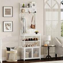 Hall Trees - White - View 1