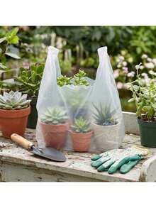 Disposable Plastic Shopping Bags 1200 Pcs 44 * 35 Cm On 10 Rolls, Transparent Carry Bags For Retail Stores Grocery Shops Home Organization And Everyday Packaging, Easy Tear Off Roll Design For Convenient Storage Packing And Daily Use - White - View 5