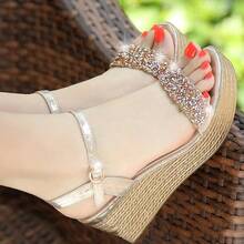 ISPORTE Women Wedges & Platform - 金色 - 查看 2