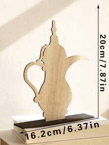 1pc Geometric Hollow Star & Moon Self-Standing Desktop Sign, Flat Bottom Matte Light Board With Polka Dot Cutout, Minimalist Tabletop Decor For Restaurant, Fireplace, Home Party, Indoor Holiday Tabletop Ornament Gift - Style 1 - View 12