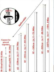 No-Drill Multi-Function Telescopic Rod, Adjustable Curtain Rod, Shower Curtain Rod, Wardrobe Hanging Rod, Support Rod, Home Installation-Free Adjustable Hanging Rod, Kitchen Storage Rod, Bathroom Towel Bar - A - View 19