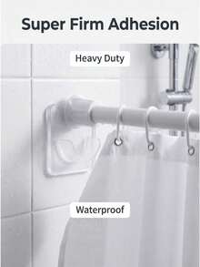 2/4/6/10/20pcs Practical Home Closet Curtain Hat Drying Support Storage Rod, Rental-Friendly Stainless Steel No-Drill Telescopic Rod, No-Drill Indoor Storage Rod, Suitable For Rented Apartments And Home Interiors - Fixture/Bracket - View 8