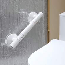 Pegangan Toilet dengan Perekat Hisap, Tidak Perlu Pengeboran, Pegangan Toilet Anti Selip untuk Rumah - A - View 10