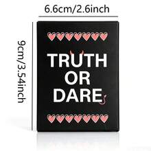 Truth Or Dare Couples Card Game, Adult Fun Interactive Card Game, Party Gathering Leisure Game Cards. Suitable For Home Dates, Couples Trips, Friends Parties, Anniversary Gatherings, And Other Desktop Games. Can Be Used As Creative Gifts For Valentine's Day, Birthdays, Anniversaries. Rich And Interesting Challenges And Questions, Easily Lively The Atmosphere, Break Social Awkwardness - Multicolor - View 9