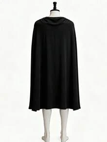 Men's Solid Color Role Play Costume Suitable For Multiple Occasions And Parties - Black - View 3