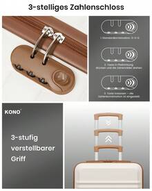 Suitcases - White-brown - View 7
