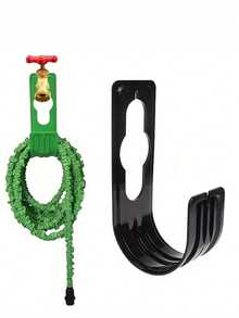 1pc Garden Hose Hook, Plastic Wall-Mounted Hose Holder Home Supplies (Plastic) - Standard Model - View 6