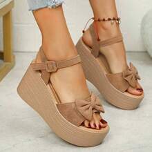 ISPORTE Women Wedges & Platform - 卡其色 - 查看 3