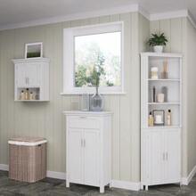 Home Somerset Collection 22.88-Inch W X 24.38-Inch H X 7.88-Inch D 2-Door Wall Cabinet In White - Default - View 5