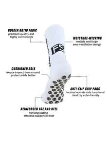 2/5/10/20 Pairs Men's Thick Sports Socks, Non-Slip And Durable, Suitable For Sports, Football, Basketball, Rugby, Cycling, Running, Also Suitable For Gym And Autumn Wear. - Multicolor - View 3
