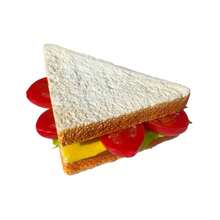 PU Sandwich Display Model, Suitable For Coffee Shop Meal Set Plating, Bakery Window Display And Outdoor Camping Photography Props, Durable And Long-Lasting, Helps Reduce Food Waste, 5 Styles Available - Sandwich Ornament - View 11