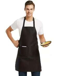 1pc Adjustable Waterproof 2 Pockets Black - Black - View 9