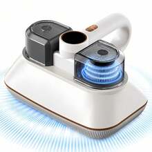 Handheld Mattress Vacuum Cleaner For Home, Powerful Suction, USB-C Fast Charging, Washable Filter, LED Real-Time Digital Display, Anti-Tangle Design, Suitable For Bed, Sofa, Carpet And Pet Hair Cleaning - Multicolor - View 9