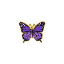 Colorful Monarch Butterfly Lapel Enamel Pins And Brooches Badge Pins For Backpacks Bags Backpack Cool Decoration Friend For Gifts - Multicolor - View 16