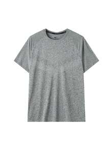 Nike Men's AS M NK DFADV STRIDE SS TOP 26 Summer New Grey Casual Sports Crew Neck Short Sleeve Top HV5204-084 - Dark Smoky Gray/Tone/Copper - View 1