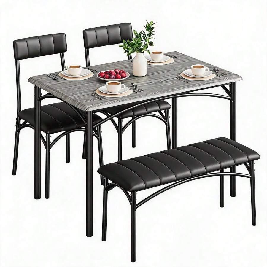 Kselythan Dining Table & Chair Sets - Grey - View 1