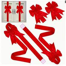 1pc Large Door Hanging Bow Decoration, Exquisite Ribbon, Suitable For Various Occasions, Perfect Choice For Parties And Holidays - Multicolor - View 2