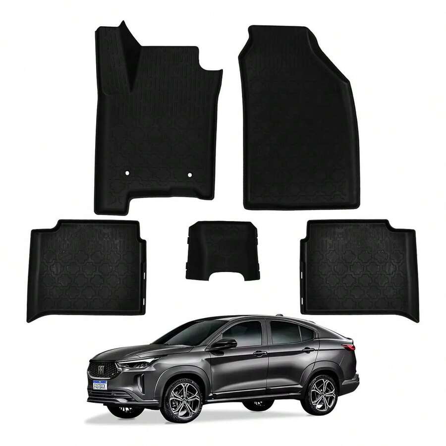 Kit Tapete Bandeja Fastback Híbrido 2024 Até 2026 Borda Alta - default - Visão 1
