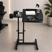 Tattoo Workstation Stand Height Adjustable Tattoo Desk Rolling Tattoo Table - Black - View 5