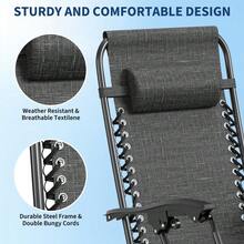 Folding Chairs - Grey - View 4