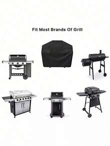 Funda impermeable para parrilla de barbacoa exterior, funda de protección solar, funda a prueba de polvo, funda a prueba de lluvia para estante de parrilla exterior - Multicolor - Ver 5