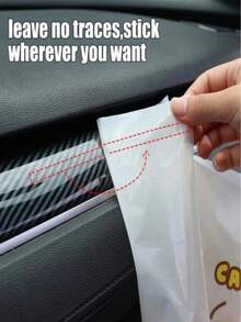 10/30/60pcs Universal Car Disposable Trash Bags, Portable Adhesive Leak-Proof Cleaning Bags, Multi-Functional Cleaning Trash Bags, Suitable For Car, Kitchen, Bedroom, Study, Travel, Camping And Office Space. Car Accessories, Camping, Car Trash Can, Women's Car Accessories, School Essentials, College Dorm Essentials - Multiple Styles - View 7