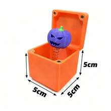 1pc Halloween Surprise Gift Box, Pumpkin Shaped Gift Box, Prank Gift Box, Funny Gift Box, Exclusive Gift Box, Adult Prank Pop-Up Gift Box, Funny Prank Gift Box, Office Desk Decor, Christmas - Multicolor - View 5
