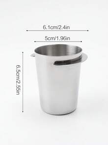 1pc 304 Stainless Steel Coffee Powder Dosing Cup, Espresso Coffee Powder Filter Cup, Anti-Spill Dual Handle Design Coffee Powder Receiver, Suitable For 51/53/58mm Portafilter, Home And Cafe Use - Multicolor - View 14