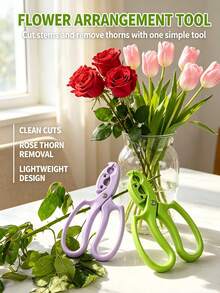 Metal Thorn Remover Pliers, Rose Stem And Leaf Stripper, Floral Thorn Removal Tool For Florists, Suitable For Bouquet Arrangement - Multicolor - View 6