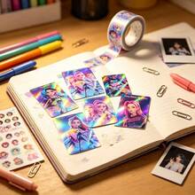 asmodee 30pcs K-Pop Style Holographic Photo Cards, Anime Boy Group Collectible Lomo Card Box Set, Idol Trading Cards For Album Binder, Fan Collection And Gift - 1 YEAR - View 8