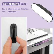 10pcs Pen Holders, Made Of Silicone Material, Help You Organize Markers On Desk, Notebook, Wall Or Memo Board. These Reusable Supplies Are Perfect For Teachers And Suitable For Classroom, Office And School Environments - A - View 5