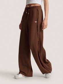 Adidas Originals Women's Tracksuit Pants Knit Long Pants KU9386 - Brown - View 1