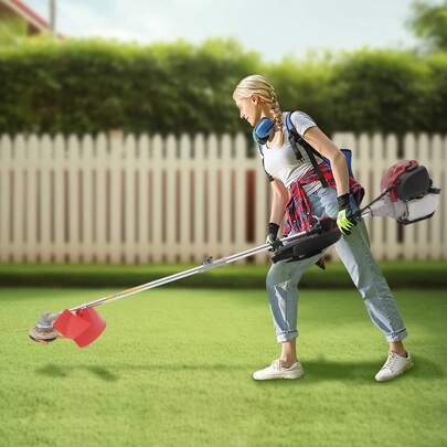 35.88CC 4 Stroke Gas String  Trimmer  Eater  Wacker Grass Cutter