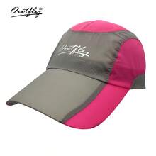 Outfly Colorblock Quick-Dry Sports Cap, Lightweight Breathable Fabric, Night Reflective Logo Design, Outdoor Sport Travel Fishing Golf - Multicolor - View 13