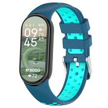 1件裝 柔軟矽膠錶帶，適用於 Mi Band 8 9 10，運動手錶錶帶手環替換配件，相容 Mi Band 10 9 8 - Compatible With Xiao Mi band 8/9/10 - 查看 12