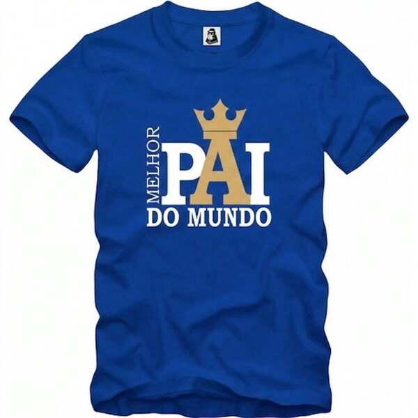 Camisa Dias Dos Pais Melhor Pai Do Mundo Pai Filho 100% Algodão Presente Pai